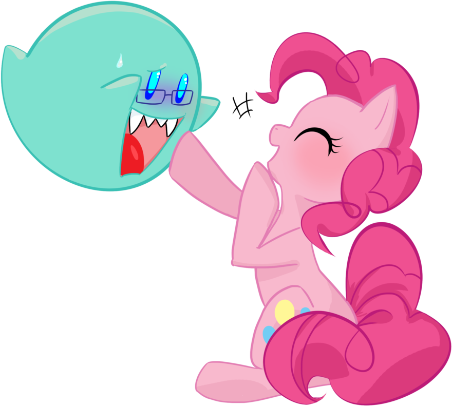 Pinkie Pie Boo Friendly Encounter PNG Image