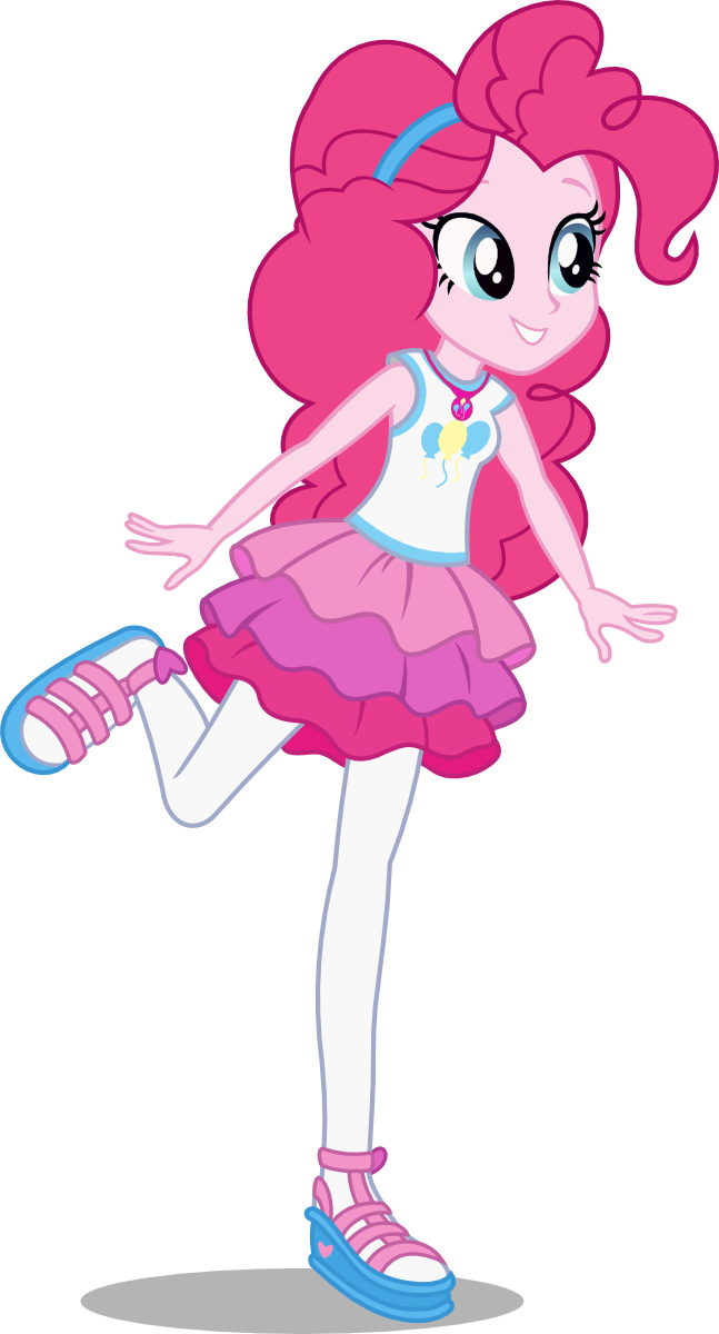 Pinkie Pie Equestria Girls Pose PNG Image