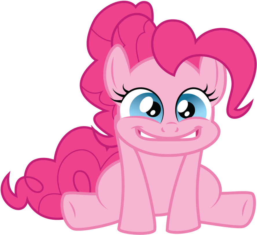 Pinkie Pie Smiling Cartoon Character PNG Image