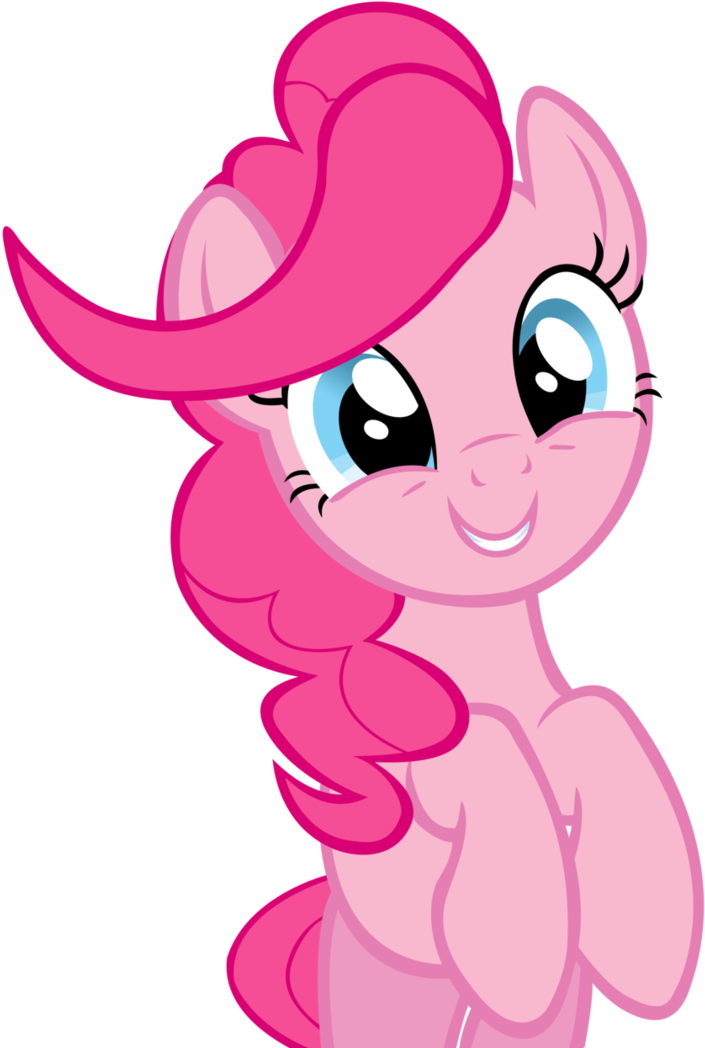 Pinkie Pie Smiling Vector PNG Image