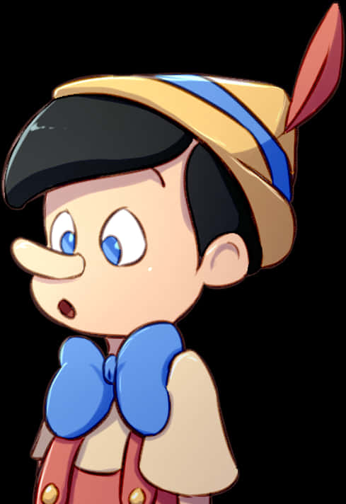 Pinocchio Character Illustration PNG Image