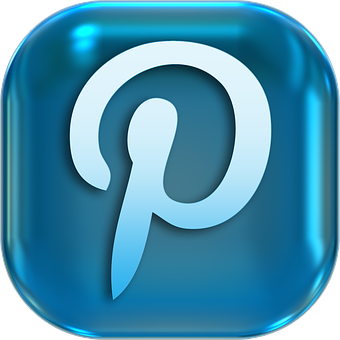 Pinterest Icon Blue PNG Image