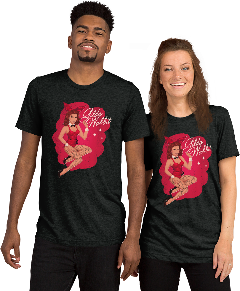 Pinup Style Couple Tshirts PNG Image