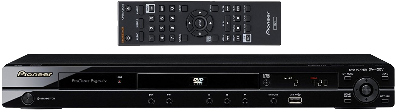 Pioneer D V D Player D V420 V PNG Image