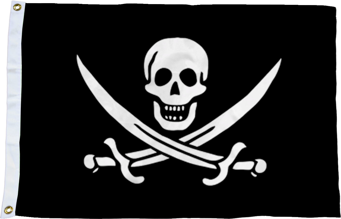 Pirate Flag Skulland Crossbones PNG Image