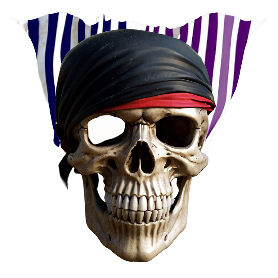 Pirate Head Flag Png Osd PNG Image