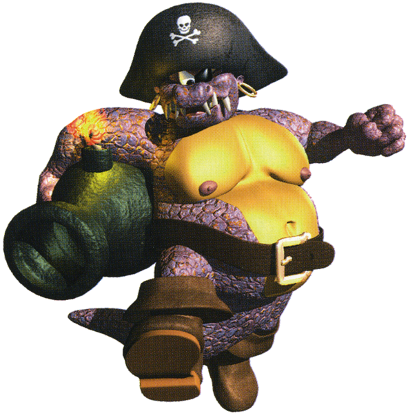 Pirate_ Kremling_ Donkey_ Kong_ Universe PNG Image