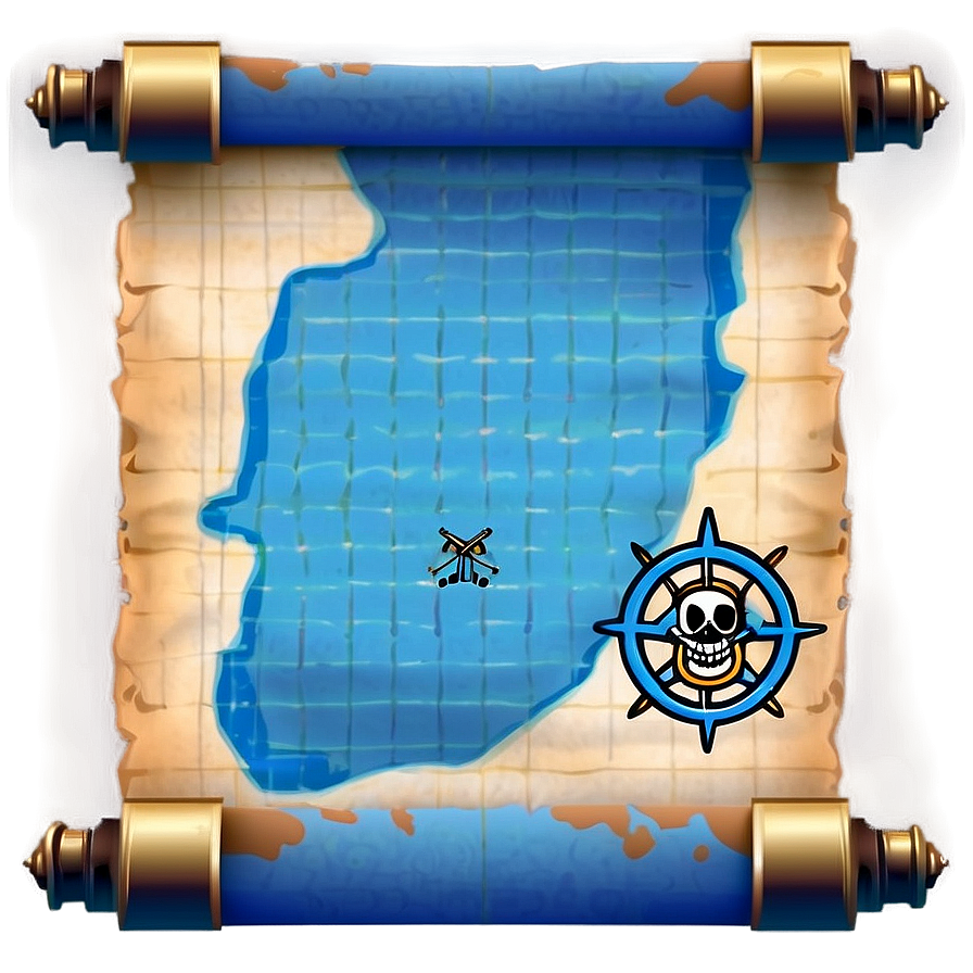 Pirate Map Scroll Paper Png 06262024 PNG Image