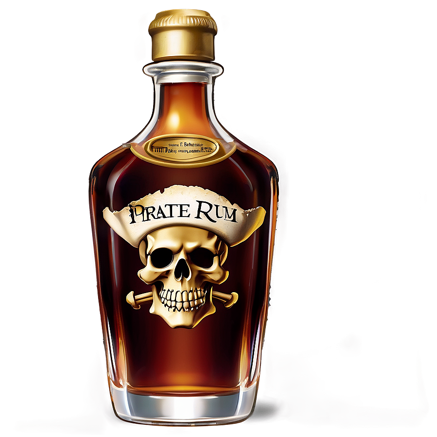 Pirate Rum Bottle Png Mxt PNG Image