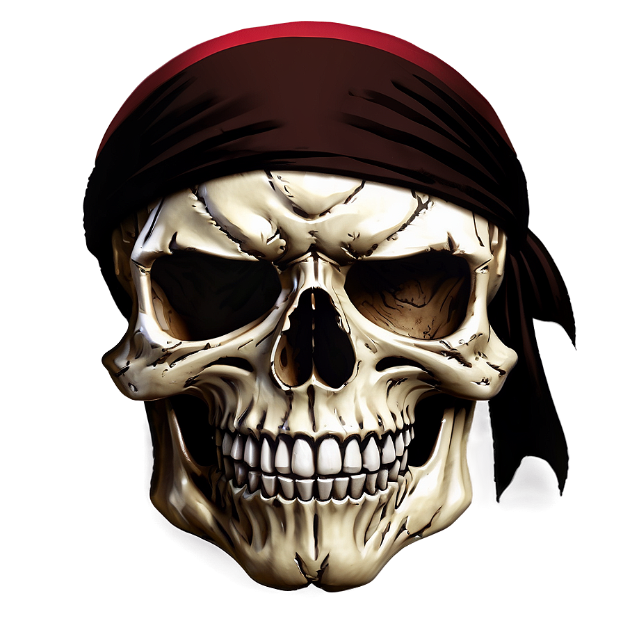 Pirate Skull Face Sketch Png 06272024 PNG Image