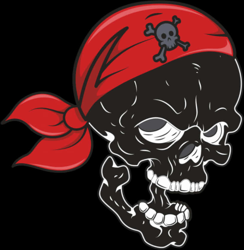 Pirate Skull Graphic PNG Image