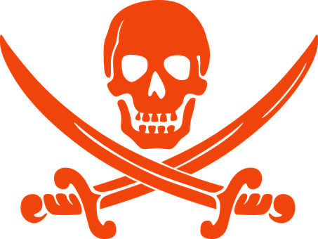 Pirate Skulland Crossbones Icon PNG Image