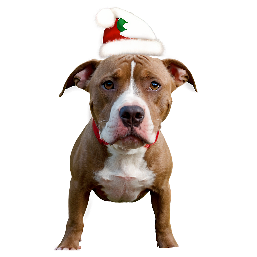 Pitbull Christmas Png 56 PNG Image