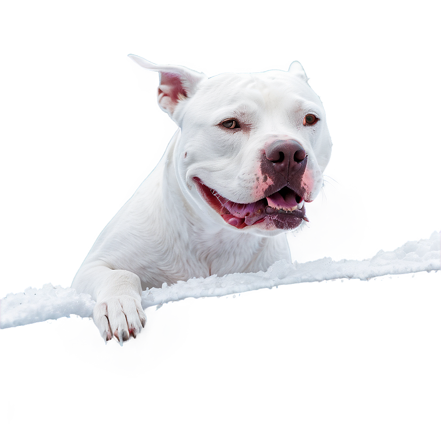 Pitbull In Winter Png Sny PNG Image