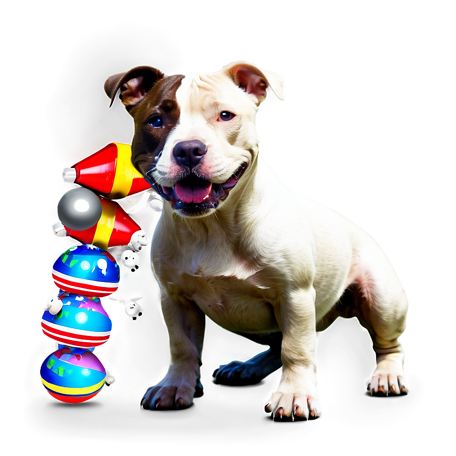 Pitbull With Toy Png 05212024 PNG Image