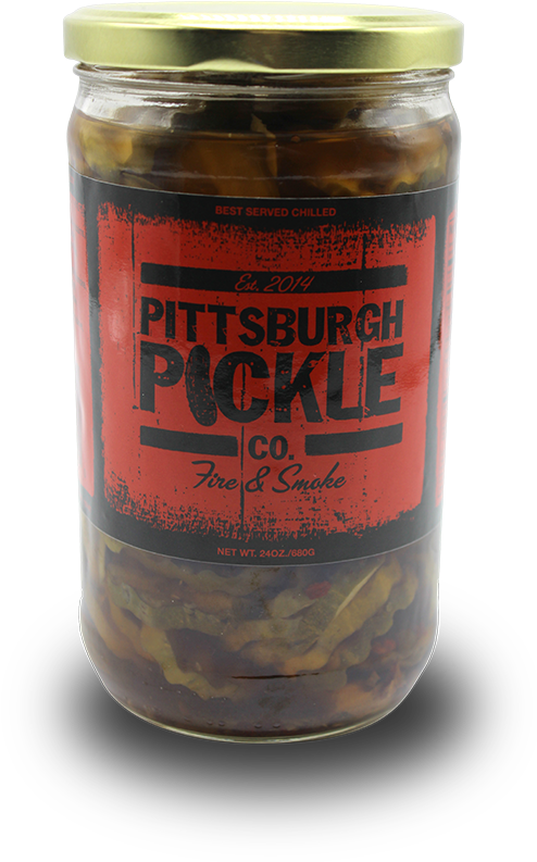 Pittsburgh Pickle Company Jar PNG Image