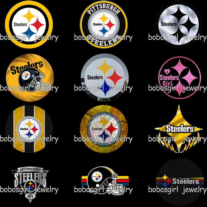 Pittsburgh Steelers Logo Variations PNG Image