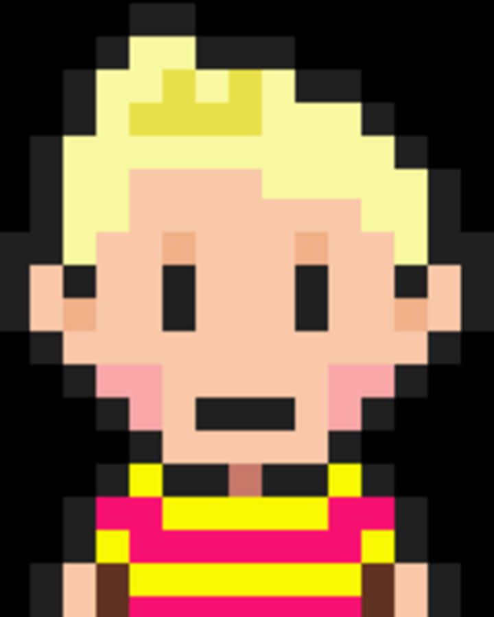 Pixel Art Character Luca PNG Image