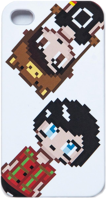 Pixel Art Character Phone Case PNG Image