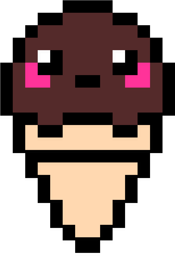 Pixel_ Art_ Cute_ Animal_ Face.png PNG Image