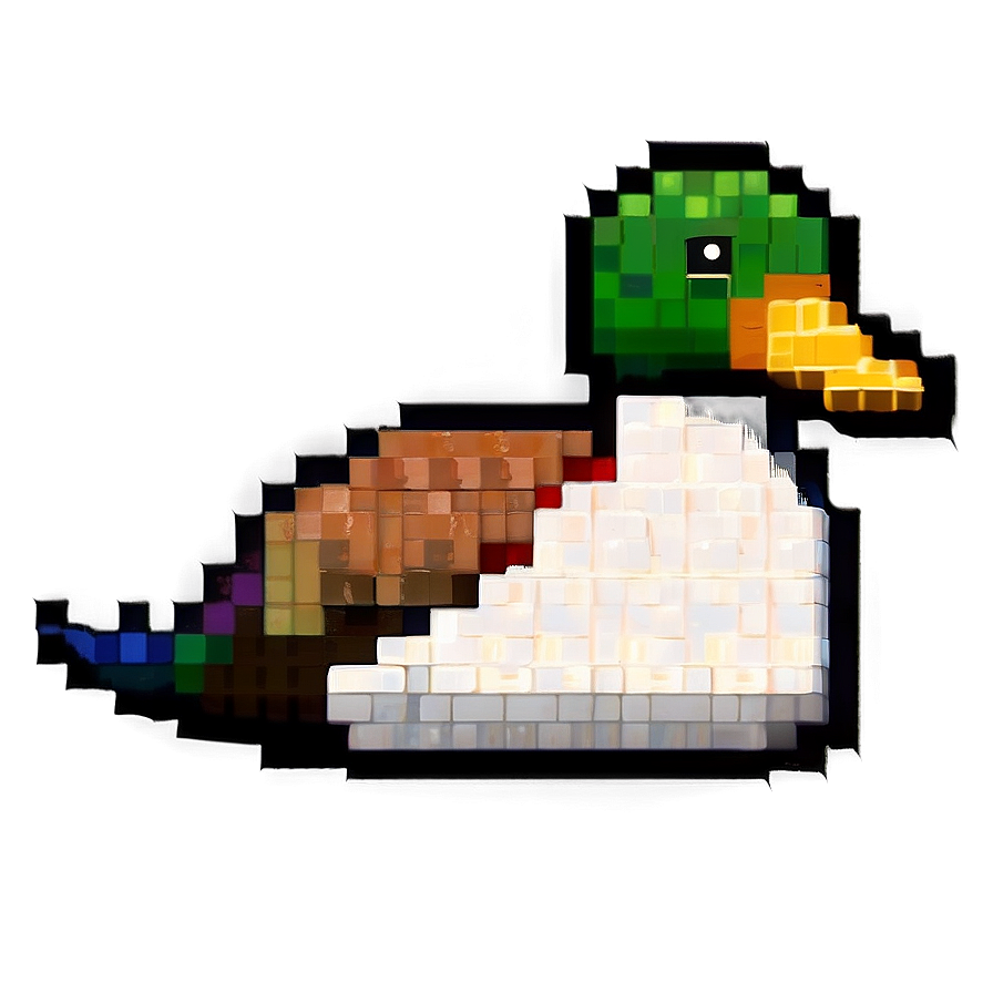 Pixel Art Duck Png 38 PNG Image