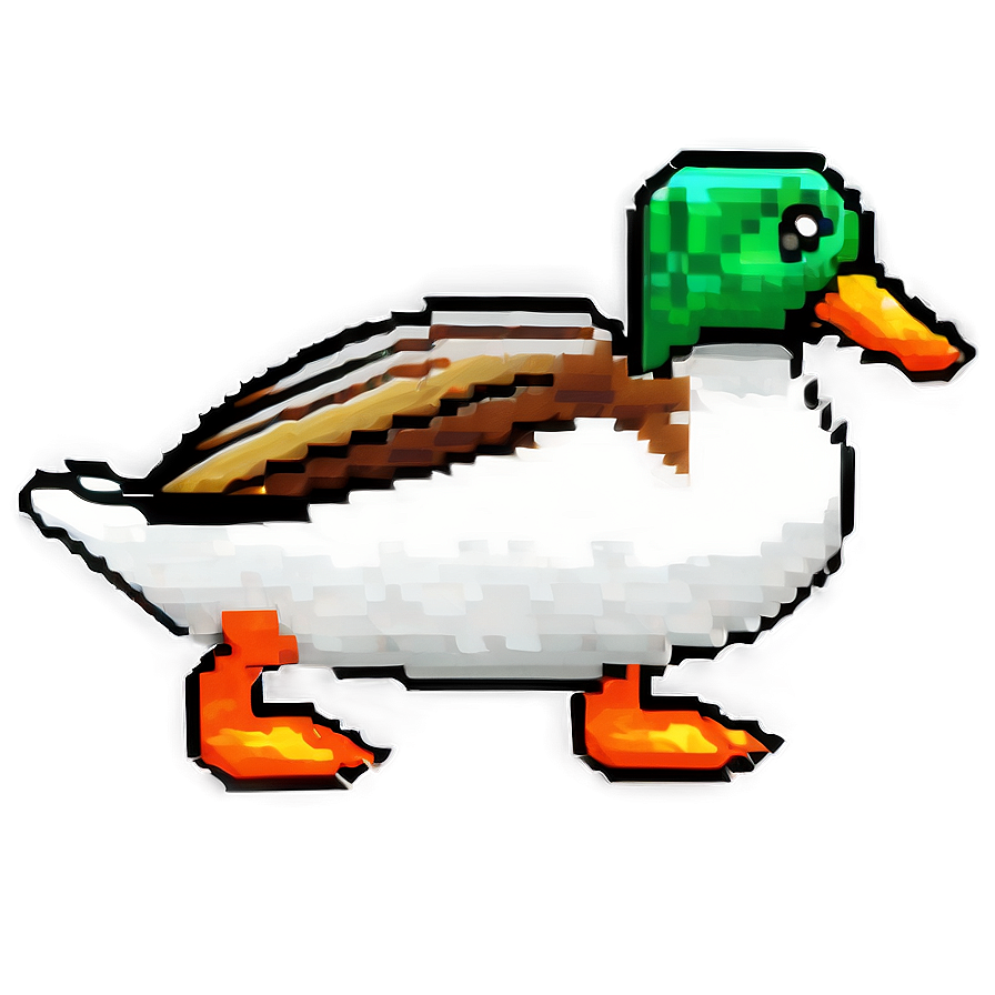 Pixel Art Duck Png Jmr15 PNG Image