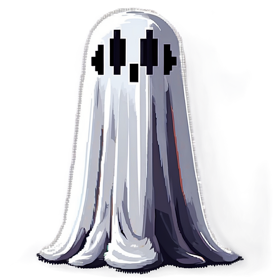 Pixel Art Ghost Png 04292024 PNG Image