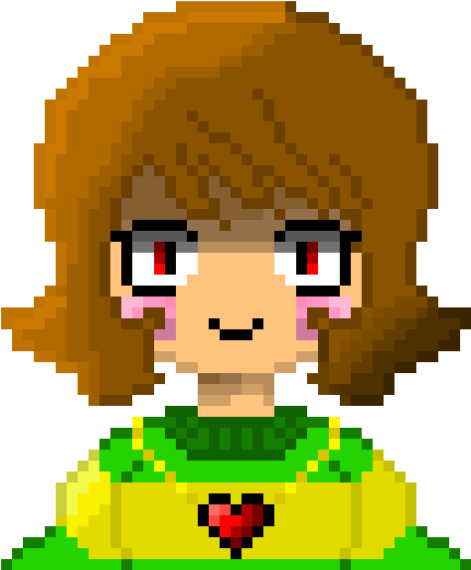 Pixel_ Art_ Girl_with_ Green_ Sweater PNG Image