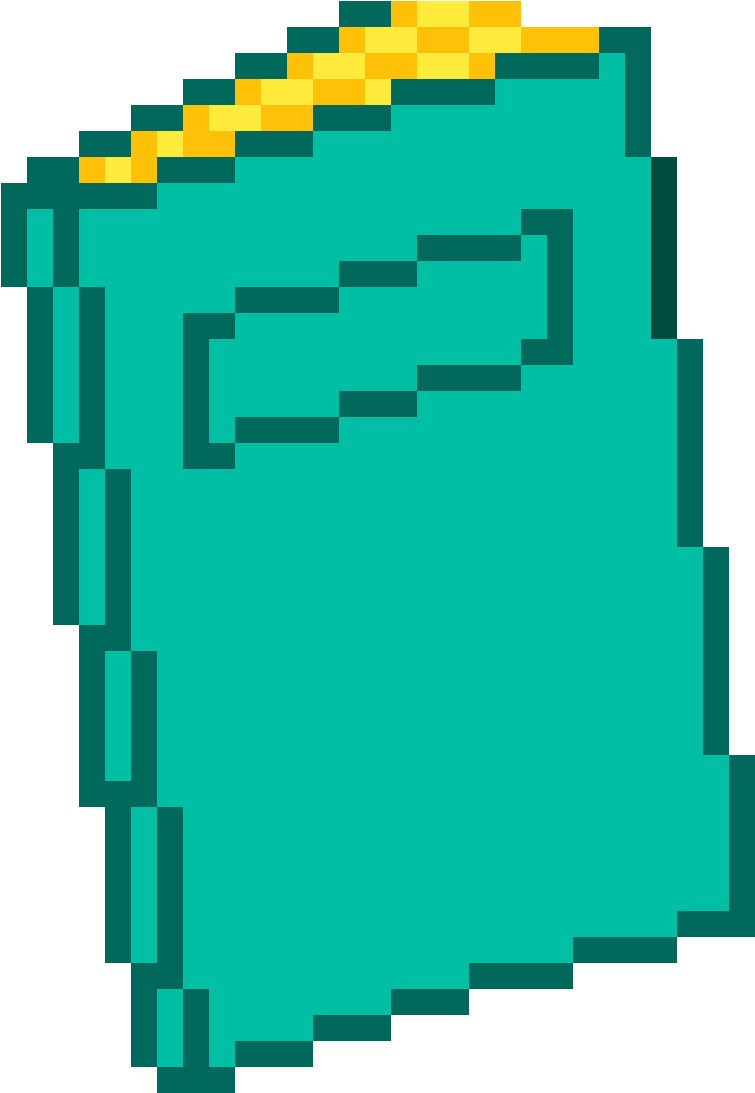 Pixel_ Art_ Green_ Slime PNG Image