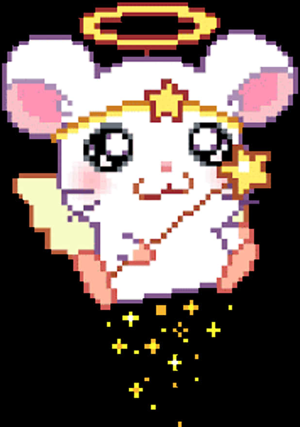 Pixel Art Kawaii Mouse Nurse PNG Image