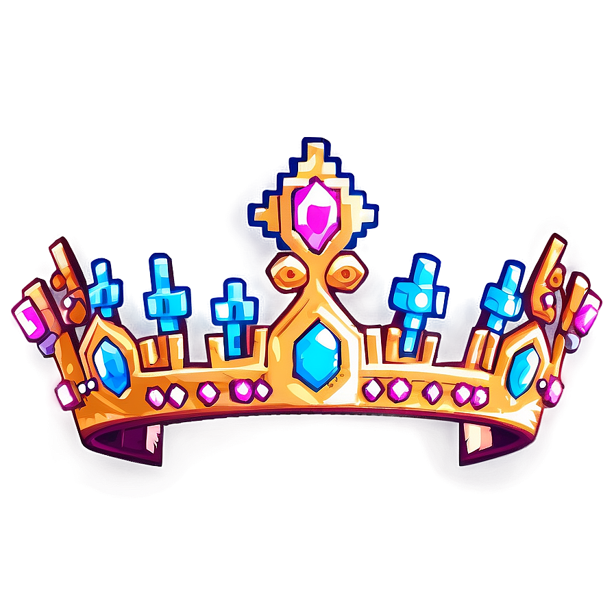 Pixel Art Princess Crown Png 92 PNG Image