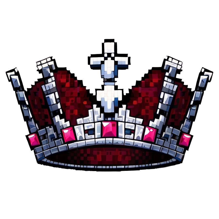 Pixel Art Princess Crown Png Gsg PNG Image