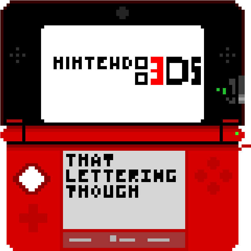 Pixel Art Red Handheld Game Console PNG Image