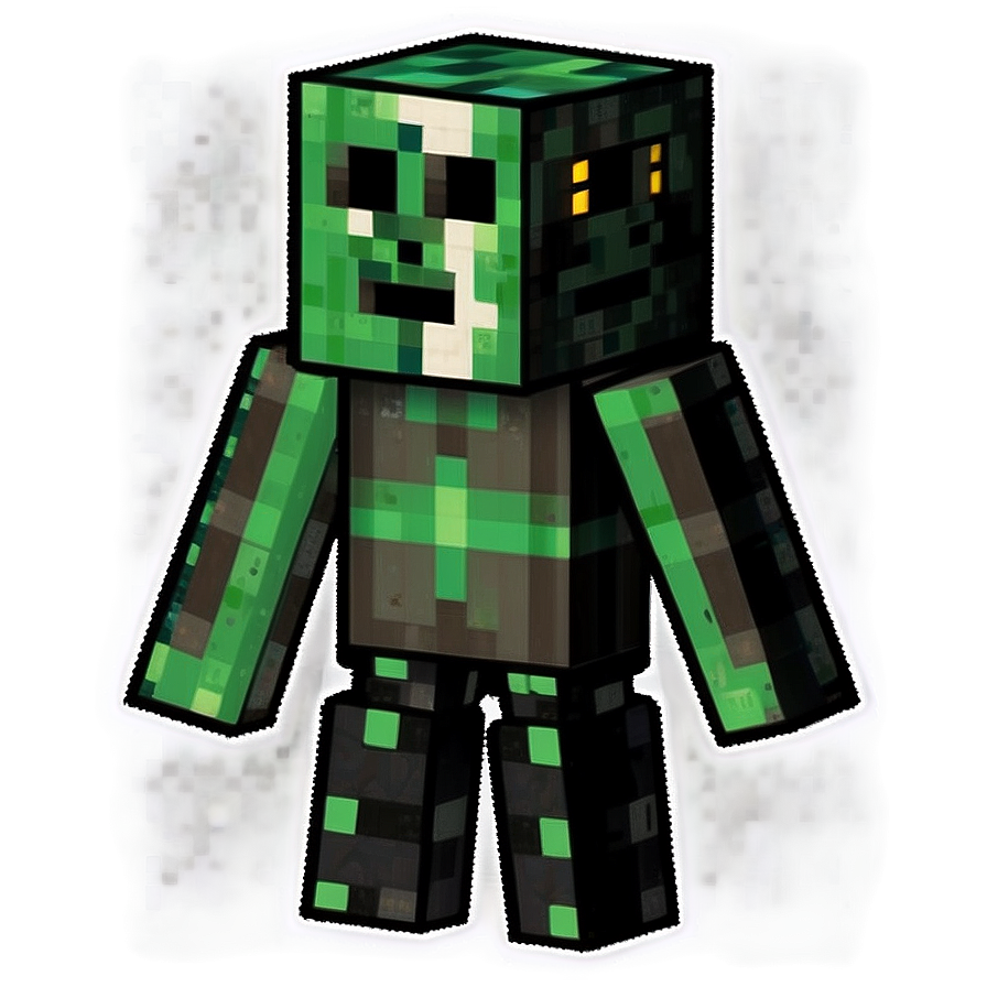 Pixel Creeper Design Png 52 PNG Image