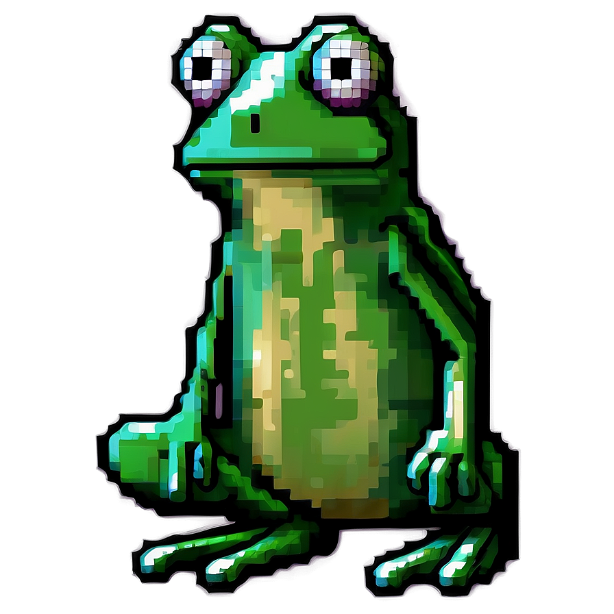 Pixel Frog Sprite Png 06212024 PNG Image