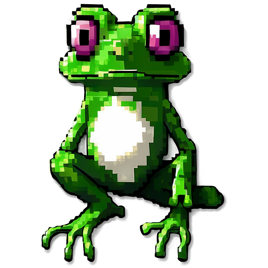 Pixel Frog Sprite Png Xfb42 PNG Image