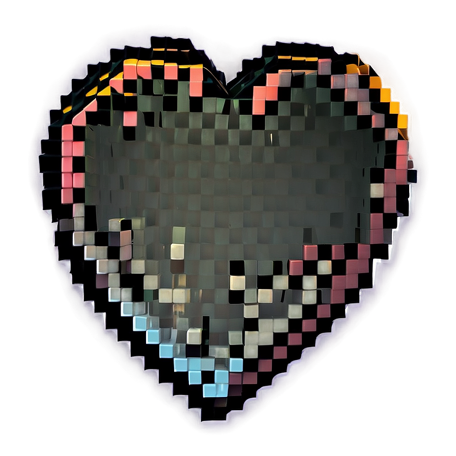 Pixel Heart Button Png 54 PNG Image