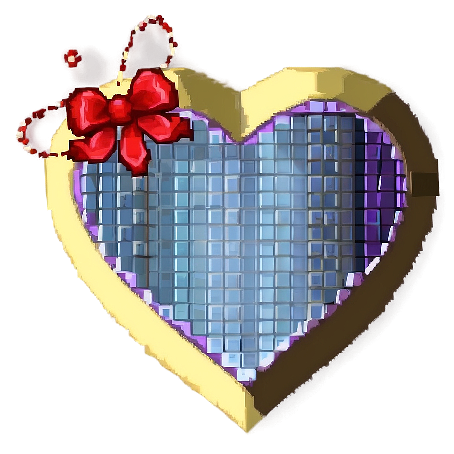 Pixel Heart Gift Png 05252024 PNG Image