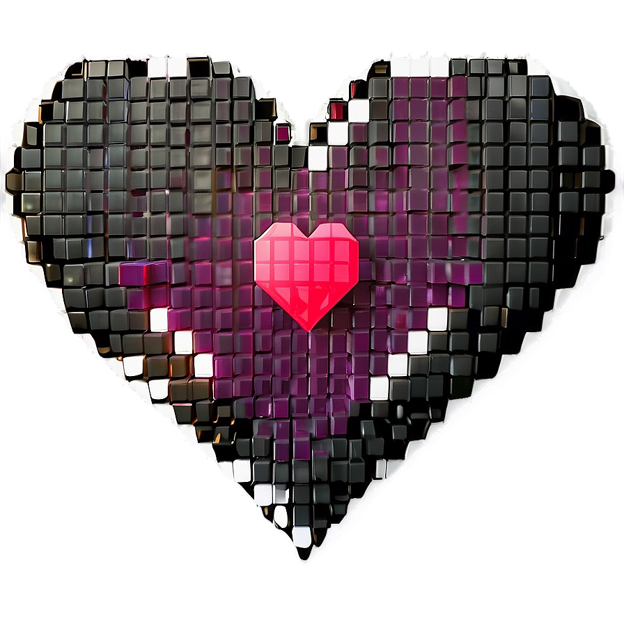 Pixel Heart Logo Png 05252024 PNG Image