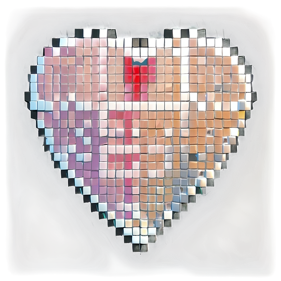 Pixel Heart Symbol Png Thx97 PNG Image