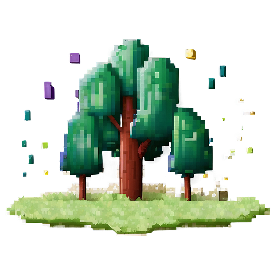 Pixel Landscape Wallpaper Png Dbq PNG Image