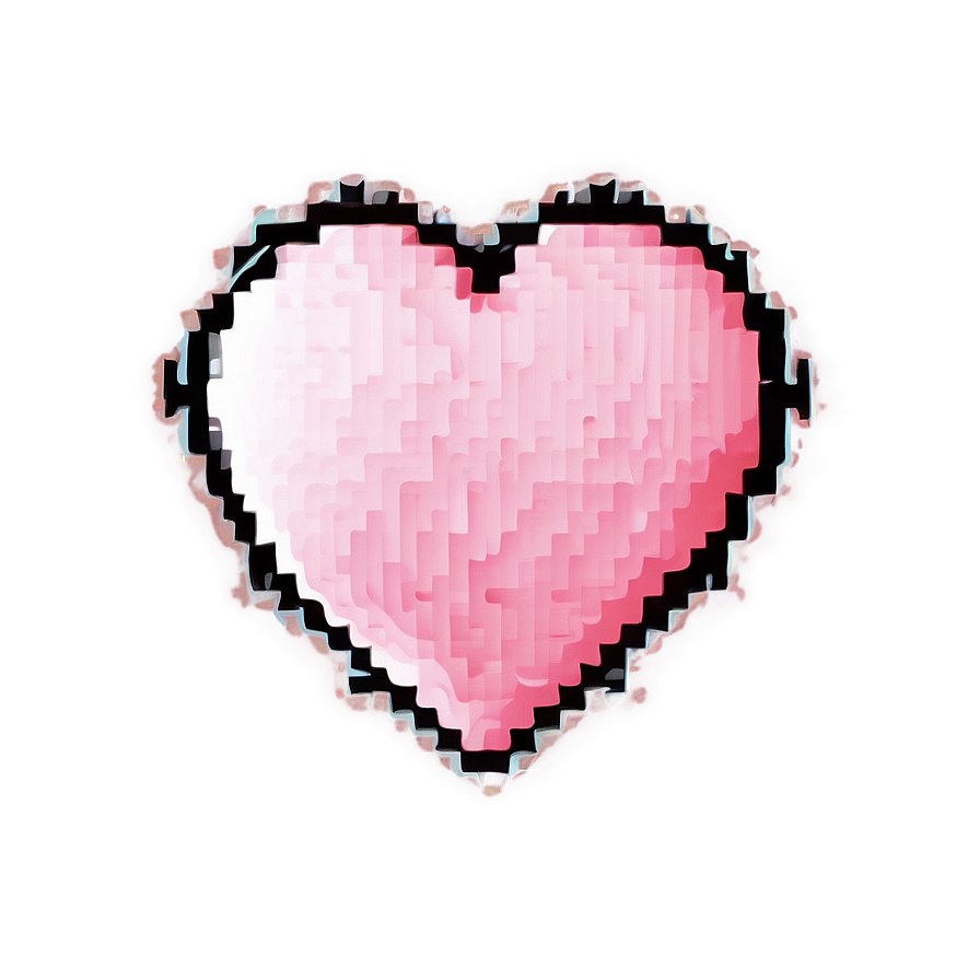 Pixel Pink Heart Png Ypy PNG Image