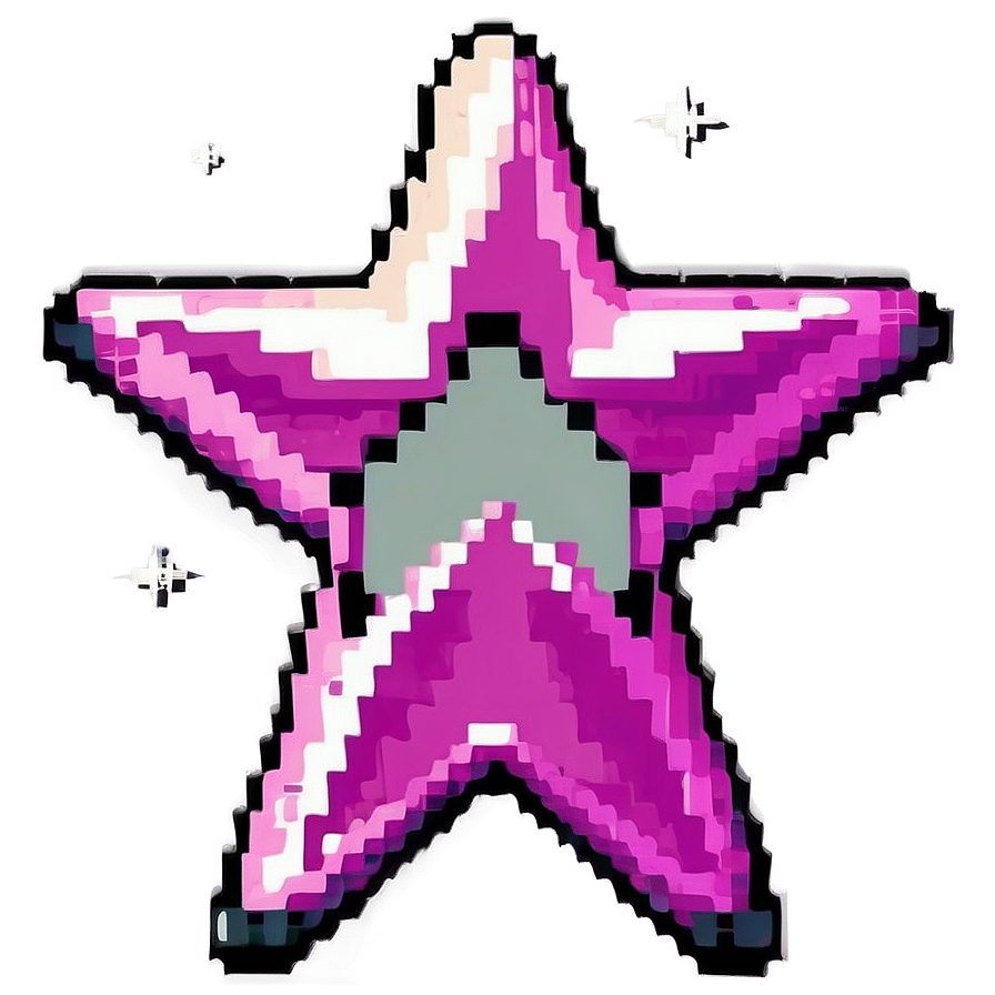 Pixel Star Power-up Png Xoc12 PNG Image