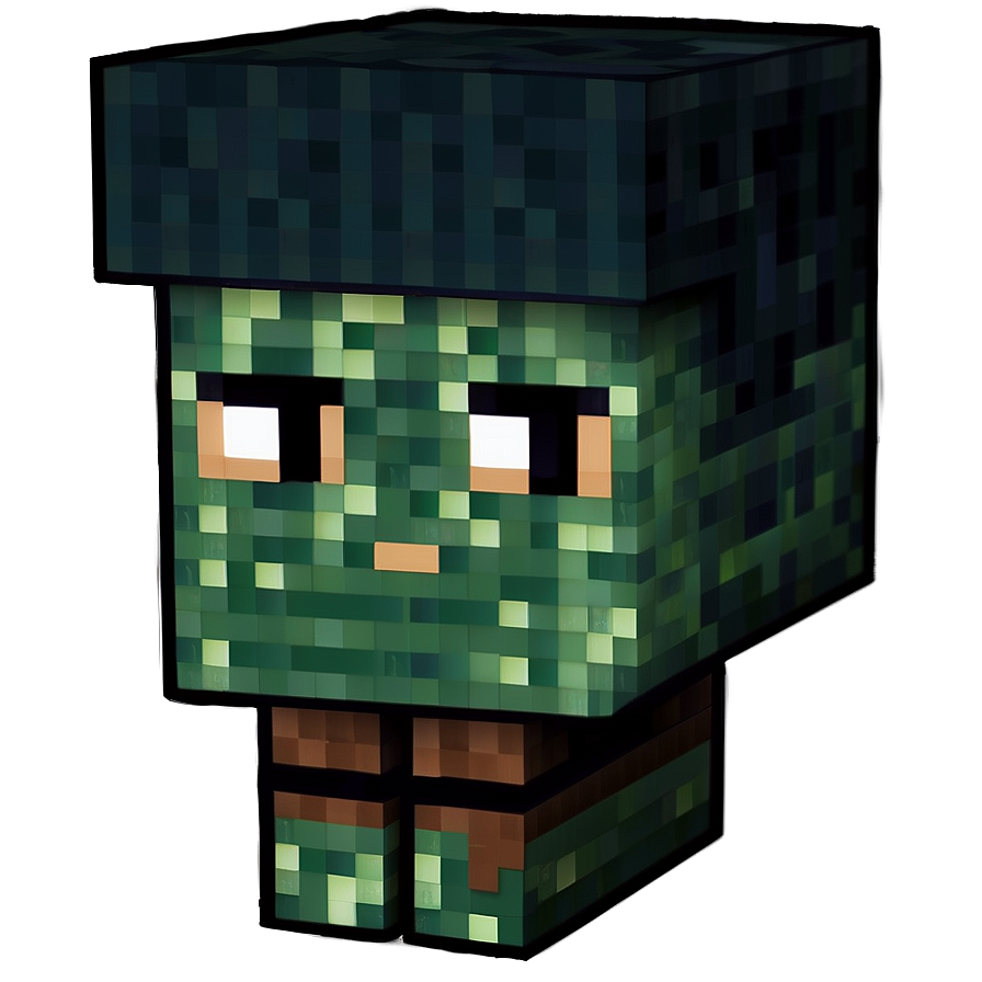 Pixel Steve Minecraft Head Png Srr4 PNG Image