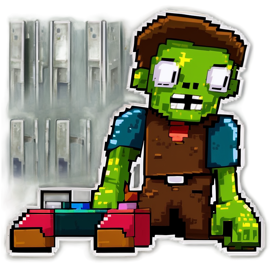 Pixel Zombie Character Png 84 PNG Image