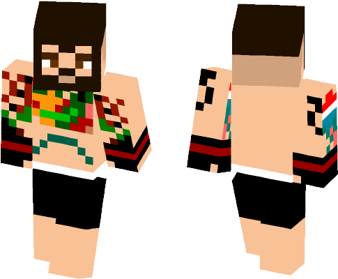 Pixelated Character Twin Models PNG Image