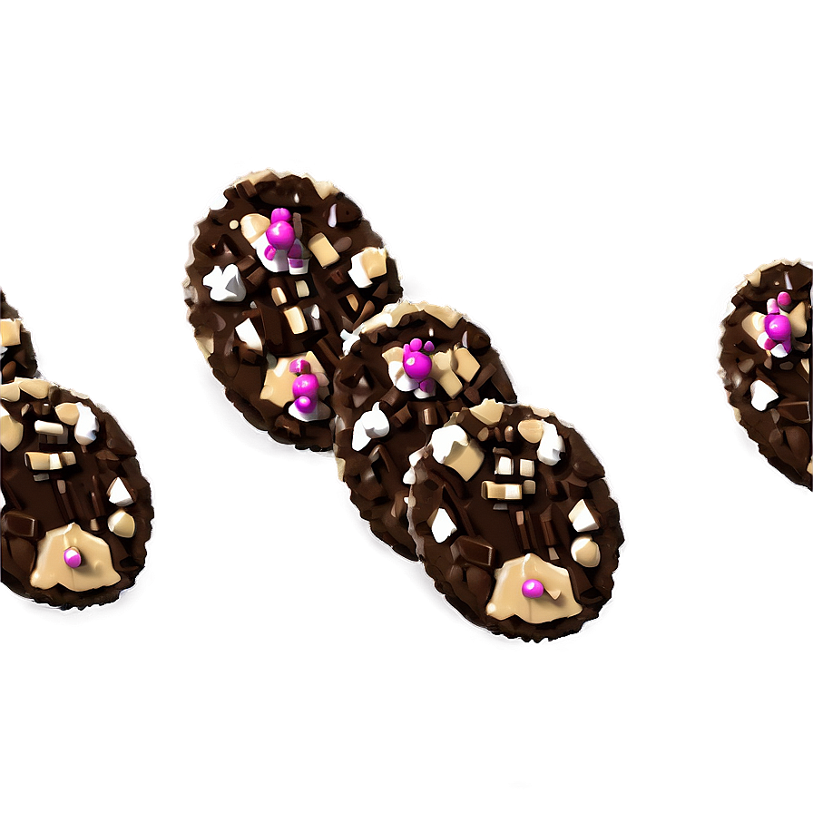 Pixelated Chocolate Cookie Png 06242024 PNG Image