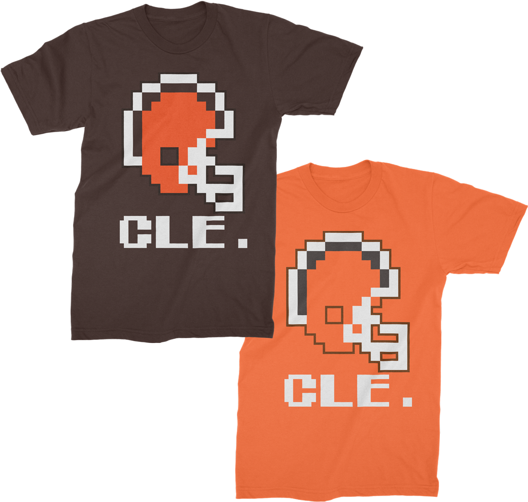 Pixelated Cleveland T Shirts PNG Image