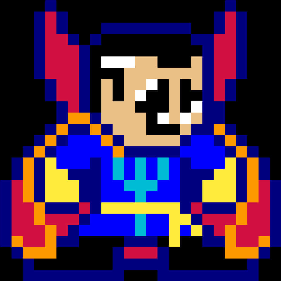 Pixelated Doctor Strange Art PNG Image