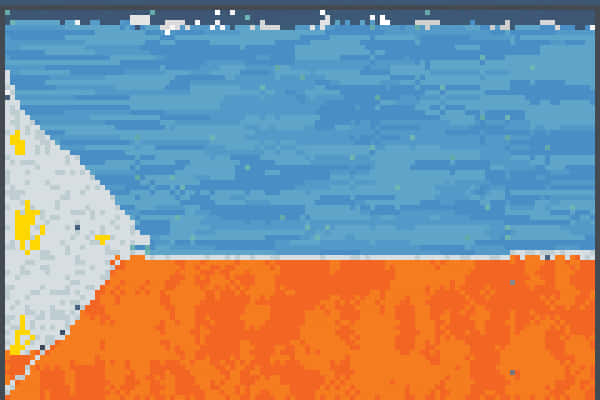 Pixelated Philippine Flag PNG Image